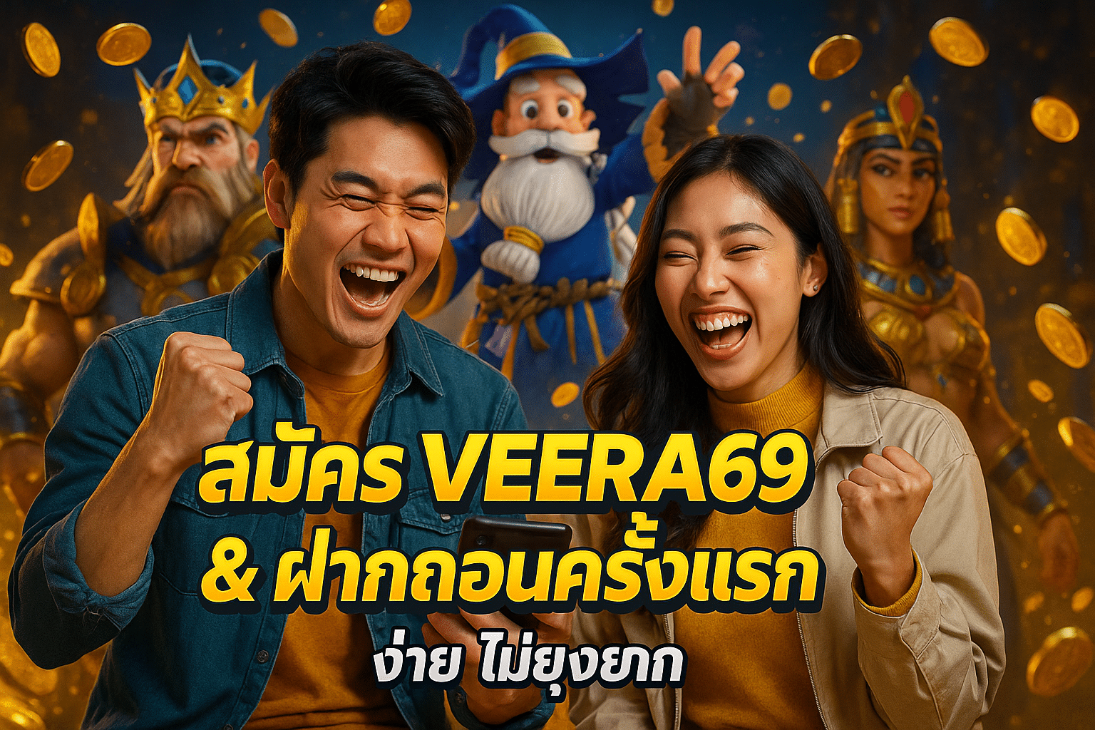 สมัคร VEERA69 & ฝากถอนครั้งแรก ง่าย ไม่ยุ่งยาก